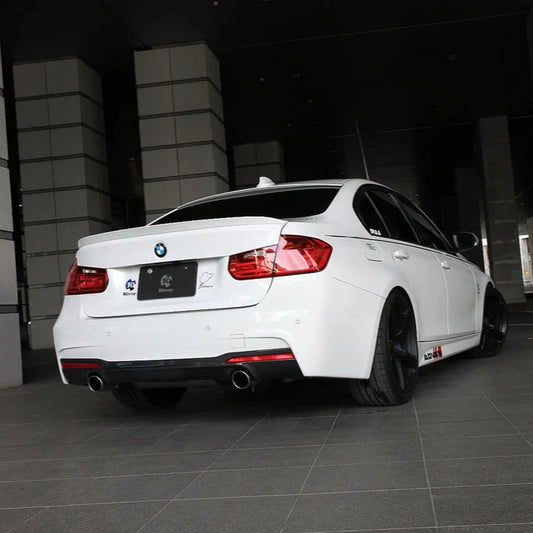 BMW F30 / F31 335i 3D Design M-Sport Carbon Fiber Rear Diffuser