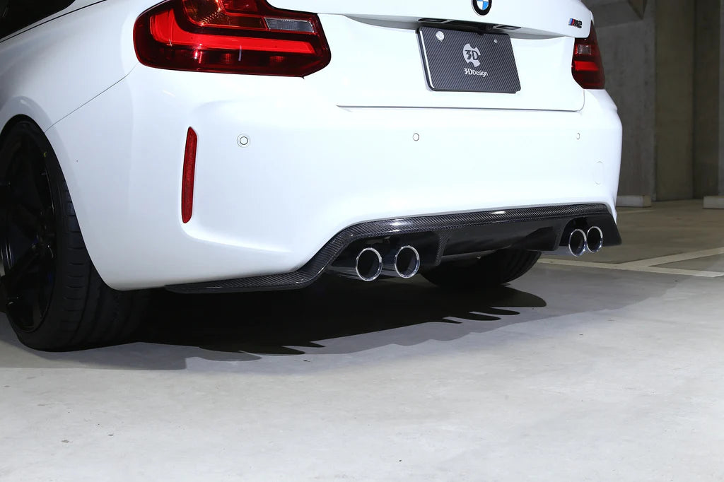 BMW F87 M2 3D Design Type 1 Carbon Fiber Rear Diffuser