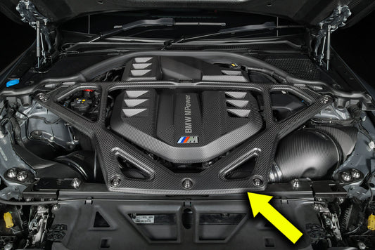 BMW G80 M3 & G82 M4 & G83 M4 & G87 M2 Eventuri CSL Carbon Fiber Engine Strut Brace (Gloss & Matte)