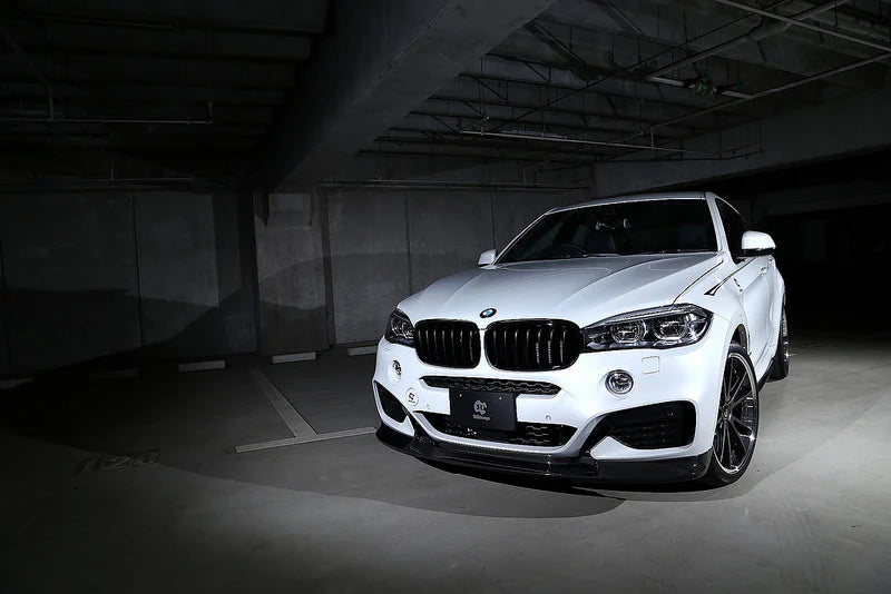 BMW F16 X6 3D Design M-Sport Carbon Fiber Front Lip