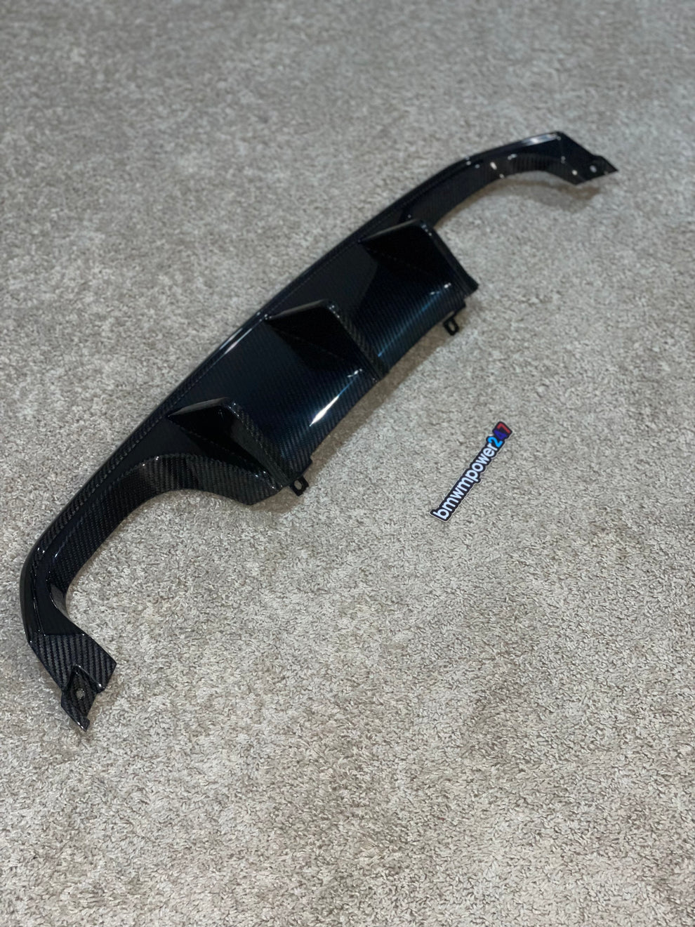 BMW F80 M3 & F82/F83 M4 Autotecknic Extended Fin Carbon Fiber Rear Diffuser