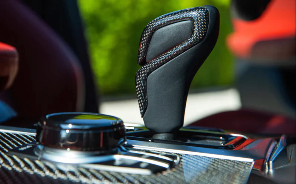 BMW F90 M5 & F97/F98 X3M & X4M Autotecknic Carbon Fiber Gear Selector Trim