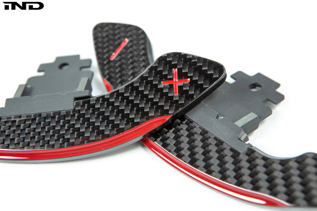 BMW F80 M3 & F82/F83 M4 & F87 M2 & F85/F86 X5M X6M & F10 M5 F-Chassis 3D Design Carbon Fiber DCT Shift Paddle Set