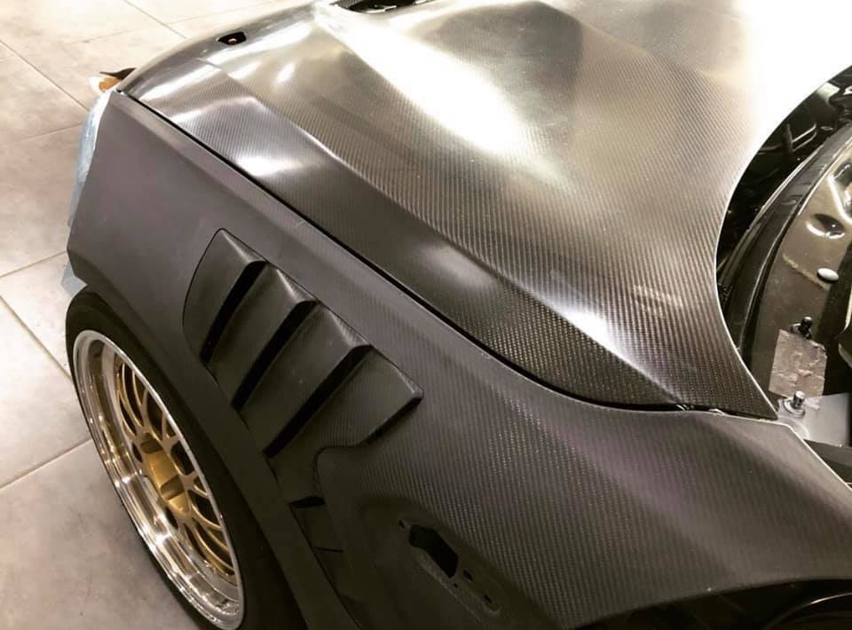 BMW F87 M2 Team Schirmer Carbon Fiber Hood With Dome