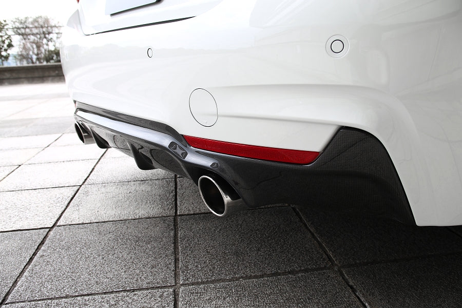 BMW F32 / F36 4-Series 3D Design M-Sport Carbon Fiber Rear Diffuser