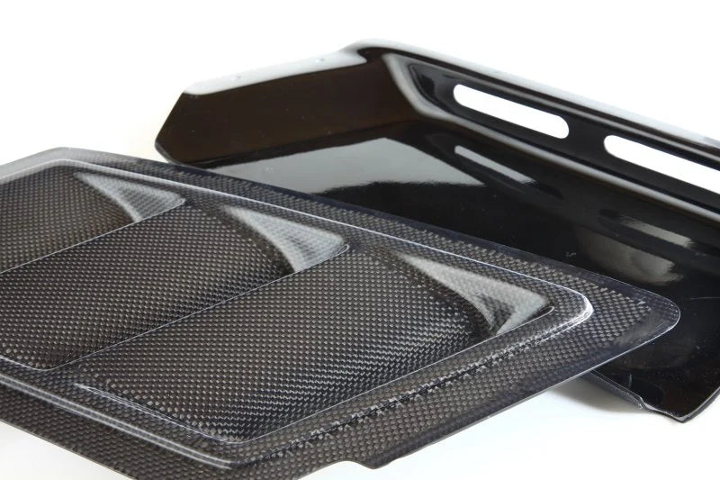 BMW E82 1-Series 3D Design Carbon Fiber Hood Vent Kit
