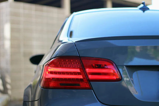 BMW E92 & E93 M3 & 3-Series LCI Goldenwrench Blackline Tail Light Overlay Kit