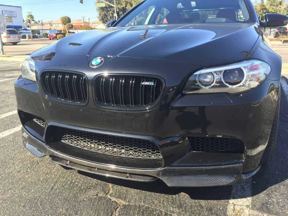 BMW F10 M5 V Style Carbon Fiber Front Lip