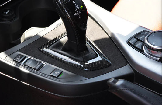 BMW F22 2-Series Alcantara Carbon Fiber Shift Console