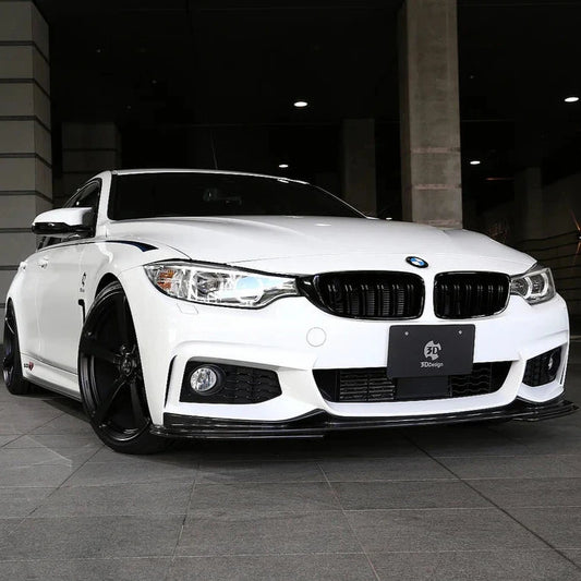 BMW F32 / F36 4-Series 3D Design M-Sport Carbon Fiber Front Lip