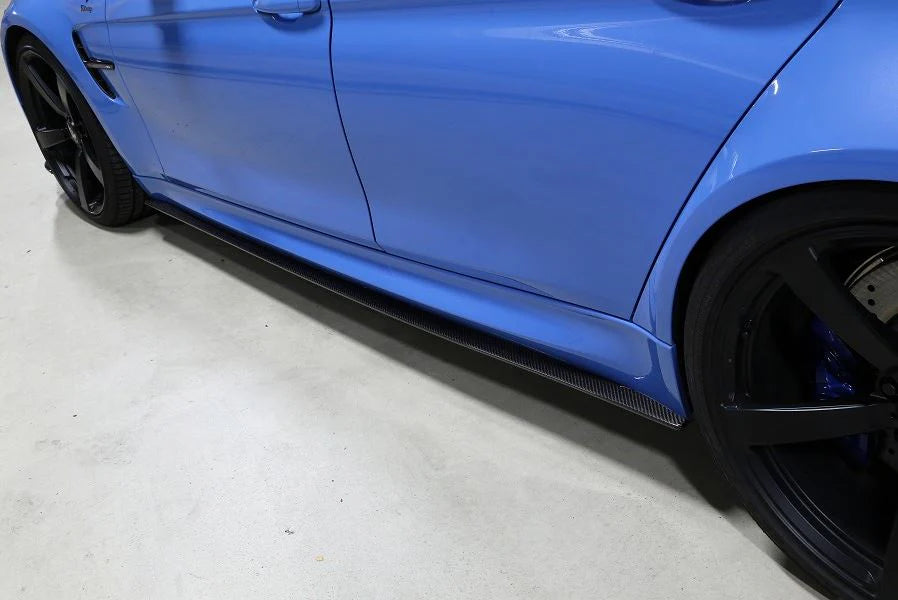 BMW F80 M3 3D Design Carbon Fiber Side Skirt Set