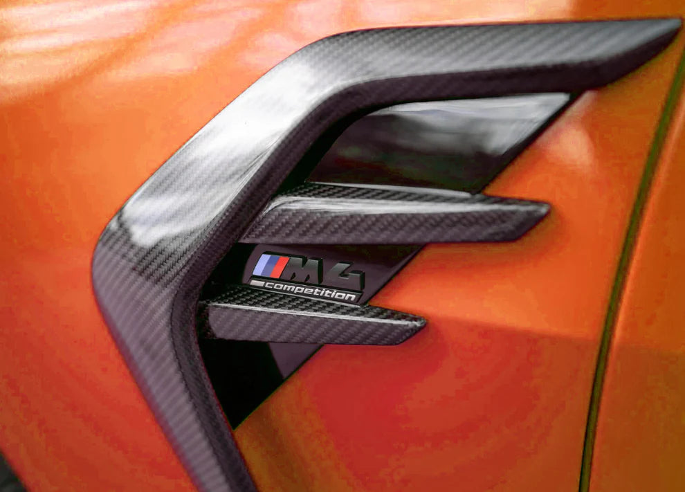 BMW G80 M3 & G82 M4 V2 Carbon Fiber Fender Trim Set
