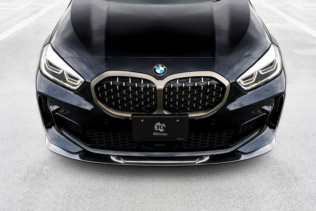 BMW F40 1-Series 3D Design M-Sport Carbon Fiber Front Lip