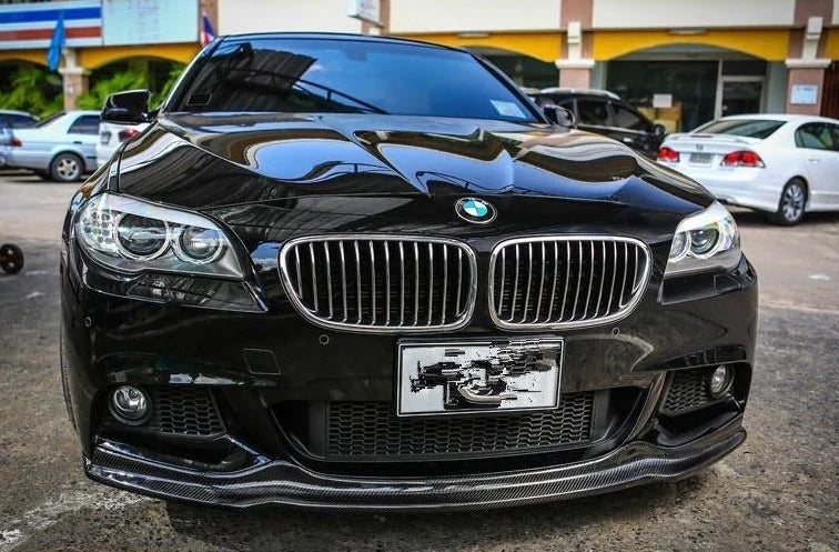 BMW F10 M 5-Series Sport AK Style Carbon Fiber Front Lip