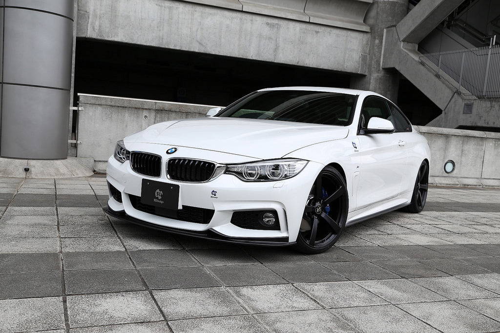 BMW F32 / F36 4-Series 3D Design M-Sport Carbon Fiber Front Lip