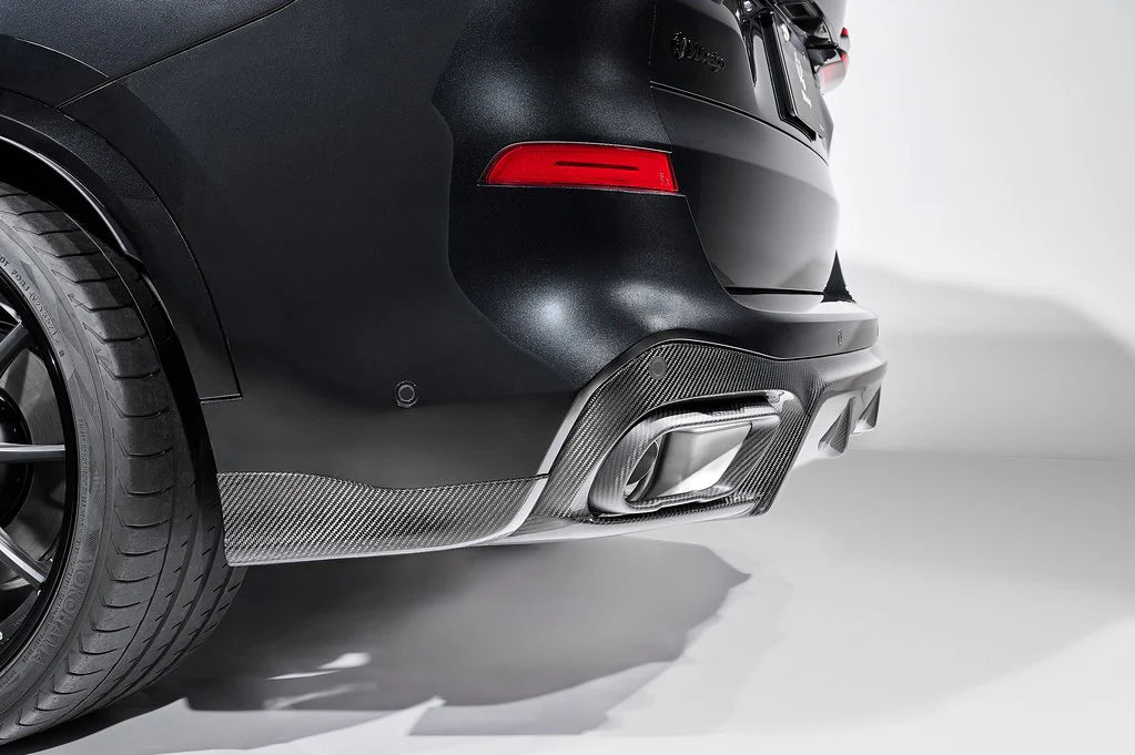 BMW G05 X5 LCI 3D Design Carbon Fiber Rear Diffuser Set