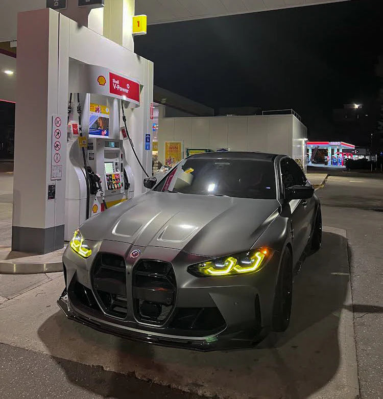 BMW G80 M3 & G82/G83 M4 V Style Carbon Fiber Front Lip