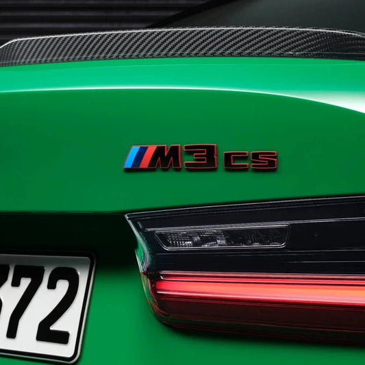 BMW G80 M3 CS Trunk Emblem Badge
