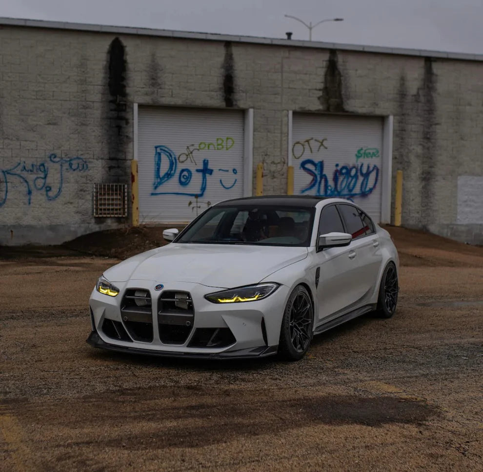 BMW G80 M3 & G82/G83 M4 & G22 4-Series Yellow DRL Headlight Kit (Non-Laser)