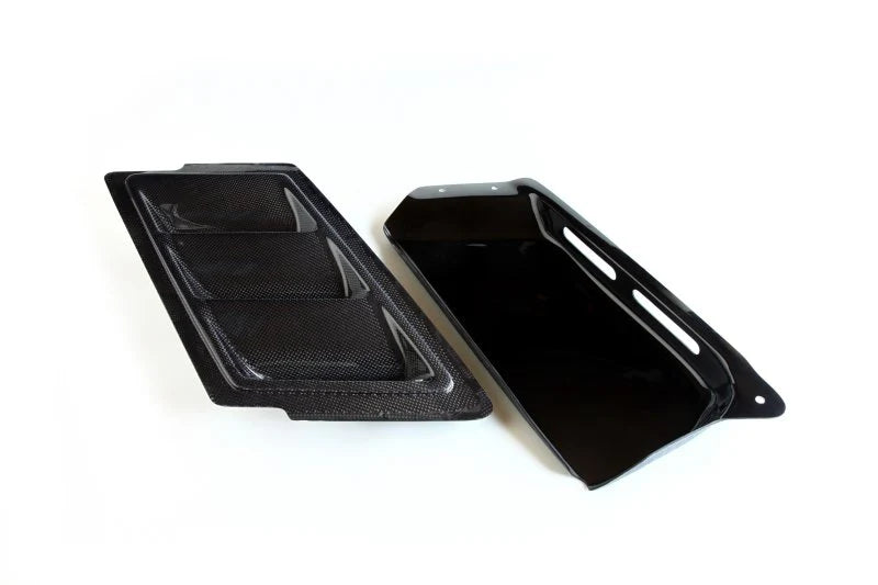 BMW E82 1-Series 3D Design Carbon Fiber Hood Vent Kit