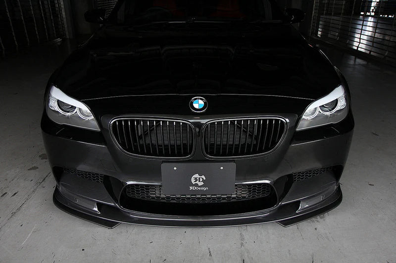 BMW F10 M5 3D Design Matte Carbon Fiber Under Splitter Set