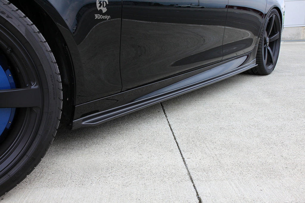 BMW F10 M5 3D Design Carbon Fiber Side Skirt Set