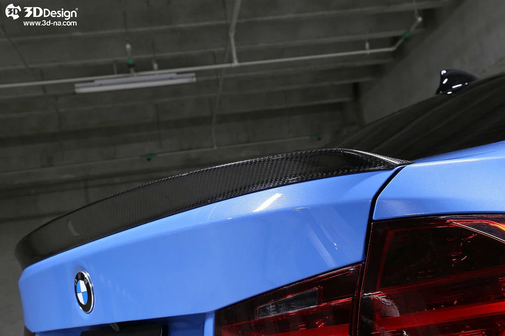BMW F80 M3 3D Design Dry Carbon Fiber Trunk Spoiler
