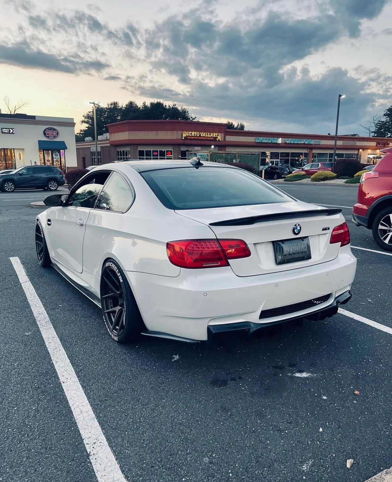 BMW E90, E92 & E93 M3 Carbon Fiber Rear Bumper Splitter Spats
