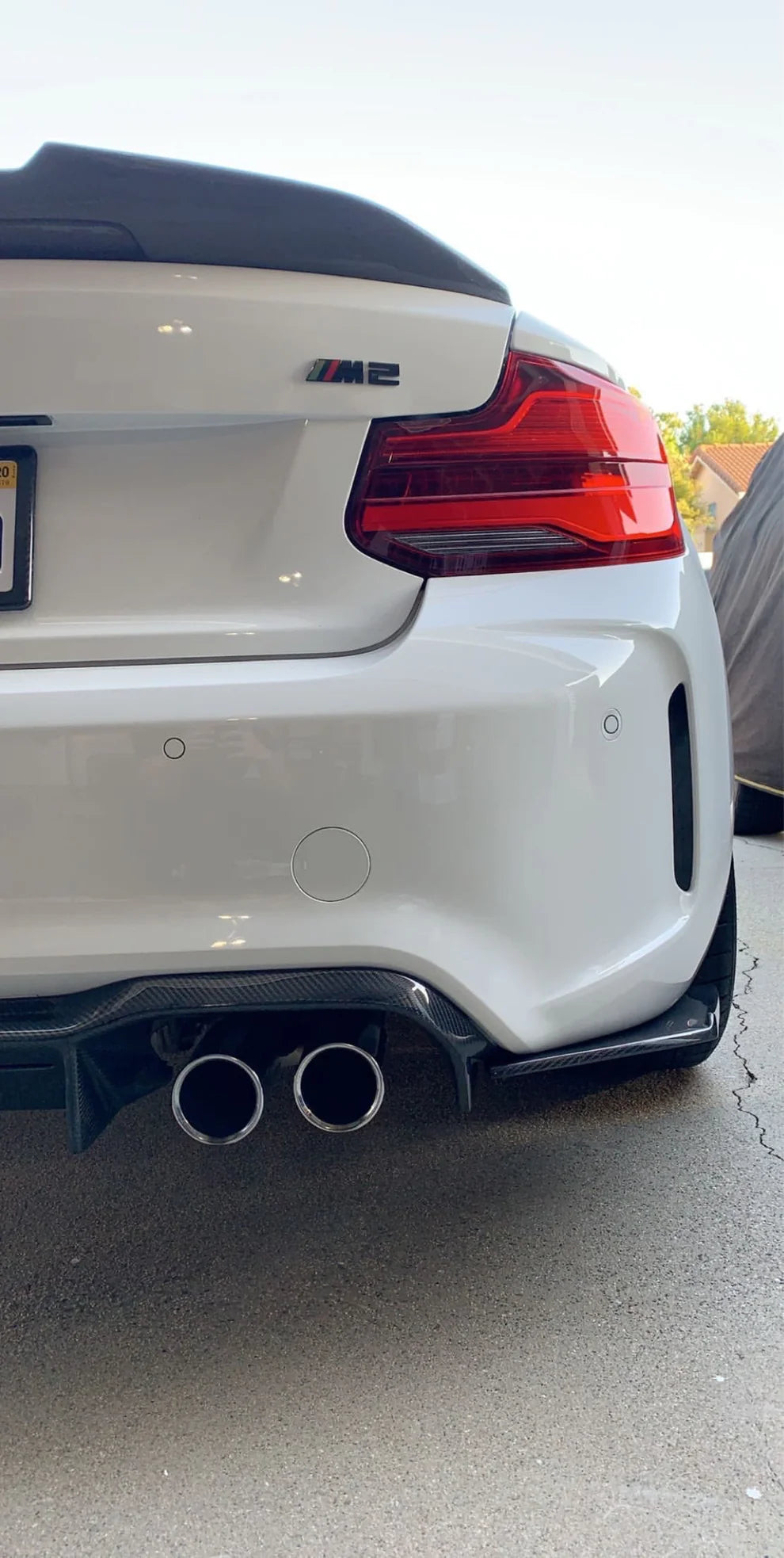 BMW F87 M2 V3 Carbon Fiber Rear Diffuser