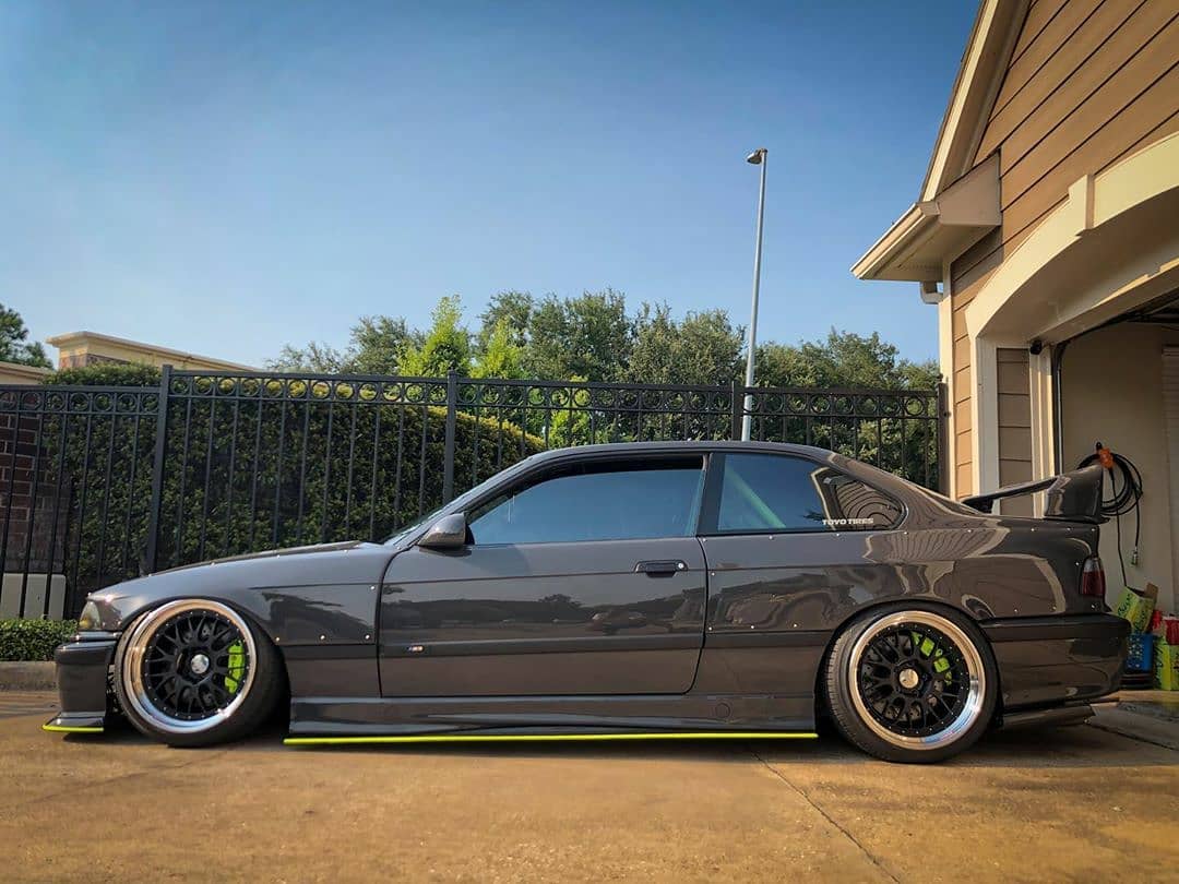 BMW E-Chassis 82mm Motorsport Hardware Black Race Stud Kit 12×1.5