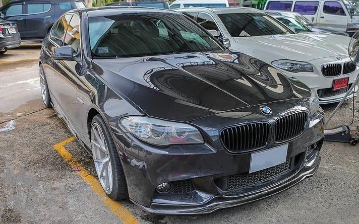 BMW F10 M 5-Series Sport AK Style Carbon Fiber Front Lip