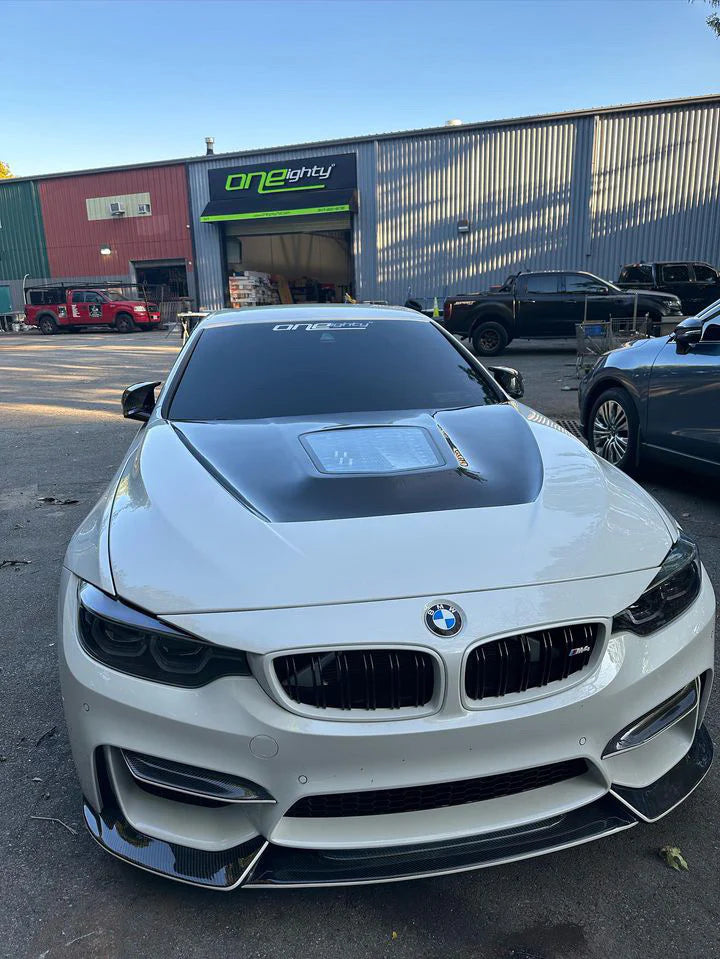 BMW F80 M3 & F82/F83 M4 Clear Window Unpainted & Carbon Fiber Hood