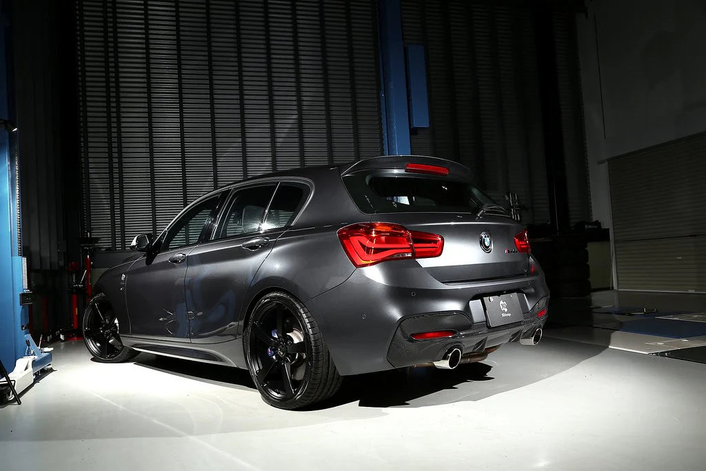 BMW F20 1-Series 3D Design LCI M-Sport Carbon Fiber Rear Diffuser