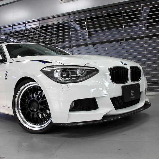 BMW F20 1-Series 3D Design M-Sport Carbon Fiber Front Lip
