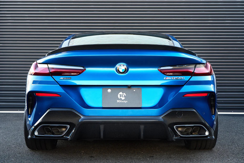BMW G14 / G15 8-Series 3D Design Carbon Fiber Rear Diffuser