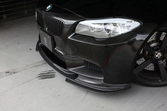 BMW F10 M5 3D Design Matte Carbon Fiber Under Splitter Set
