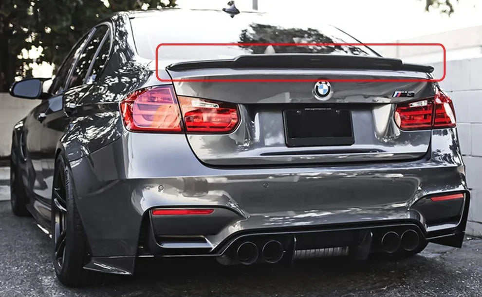 BMW F80 M3 & F30 3-Series V3 Carbon Fiber Spoiler