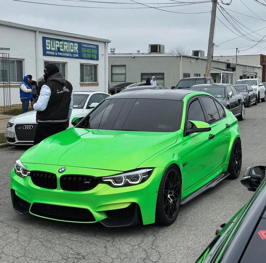 BMW F80 M3 & F82/F83 M4 P Style Carbon Fiber Splitters