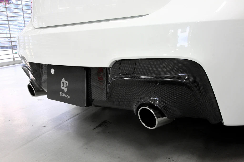 BMW F20 1-Series 3D Design M-Sport Carbon Fiber Rear Diffuser