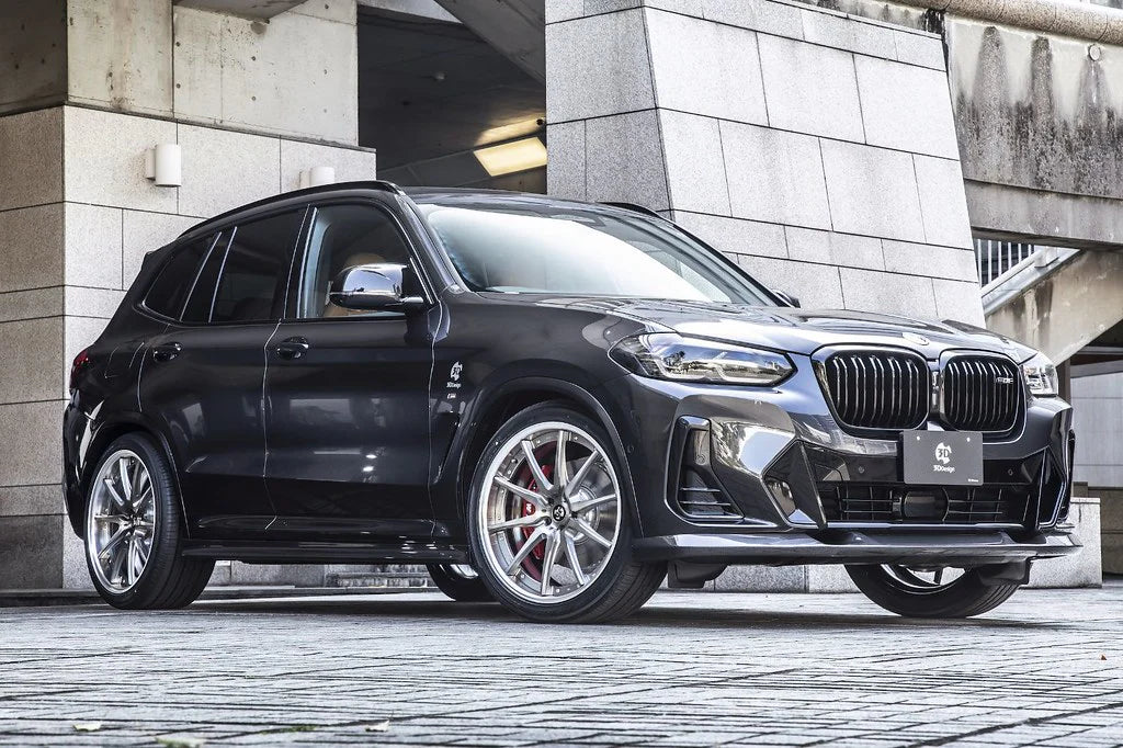 BMW G01 X3 & G02 X4 3D Design Carbon Fiber Side Skirts