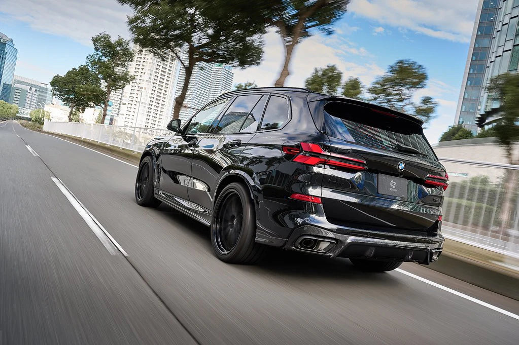 BMW G05 X5 LCI 3D Design Carbon Fiber Rear Diffuser Set