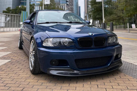 BMW E46 M3 CSL Style Carbon Fiber Lip