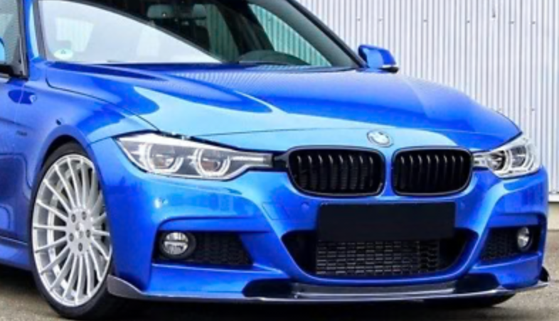 BMW F30 3-Series H Style Carbon Fiber Front Lip
