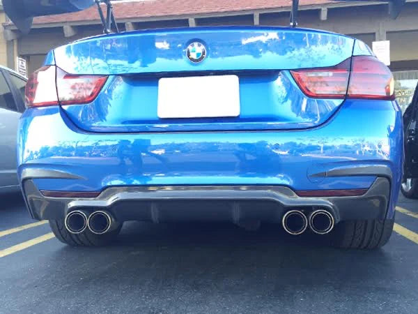 BMW F32 4-Series 3D Style Carbon Fiber Diffuser