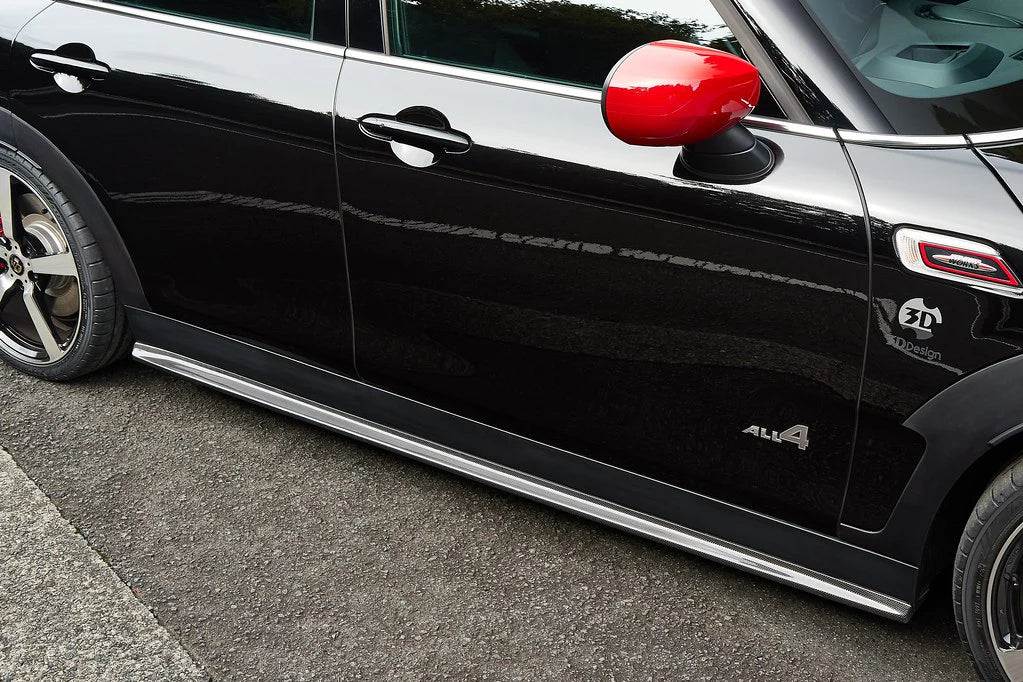 Mini Cooper Clubman JCW F54 3D Design Carbon Fiber Side Skirt Set