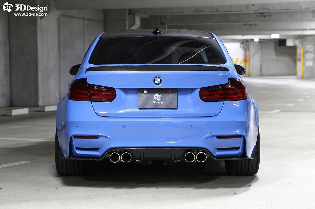 BMW F80 M3 3D Design Dry Carbon Fiber Trunk Spoiler