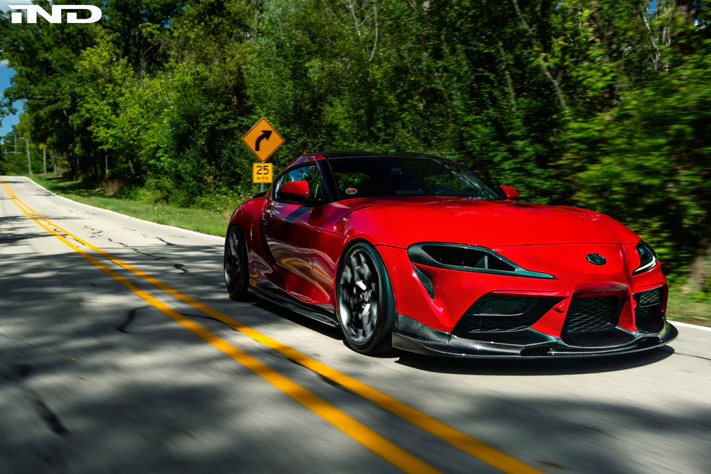 Toyota Supra A90 3D Design Carbon Side Skirt Set