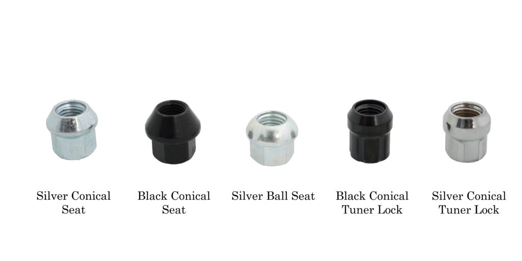 BMW F-Chassis & G-Chassis 78mm Adapter / Conversion Stud 14×1.25-12×1.5 Black Bullet Nose Stud Kit