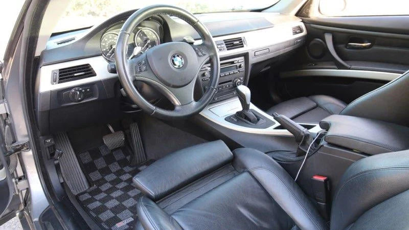 BMW E90 & E92 3-Series P2M Race Car Flag Checkered Floor Mats