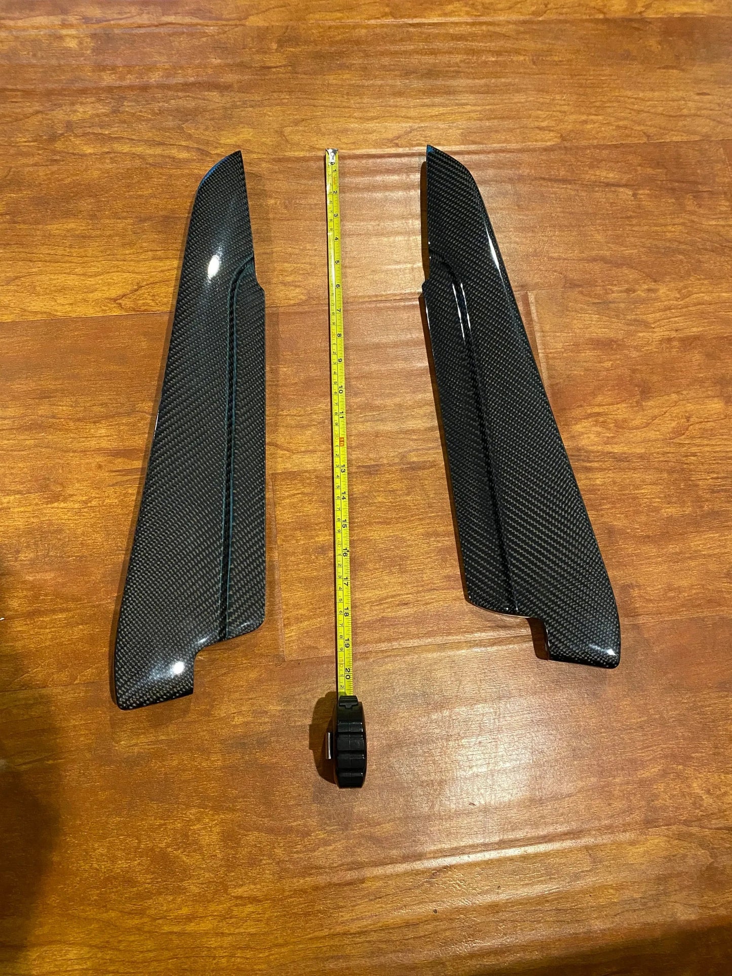 BMW E90, E92 & E93 M3 Carbon Fiber Rear Bumper Splitter Spats